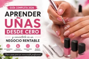 Aprender uñas desde cero: guía completa para convertirte en manicurista profesional en 2026